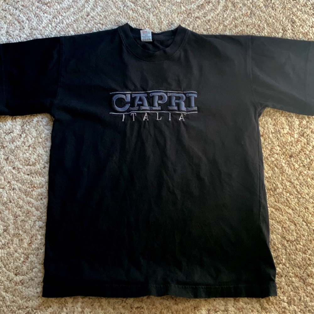Embroidered Shirt CAPRI Italy Tee Shirt T
